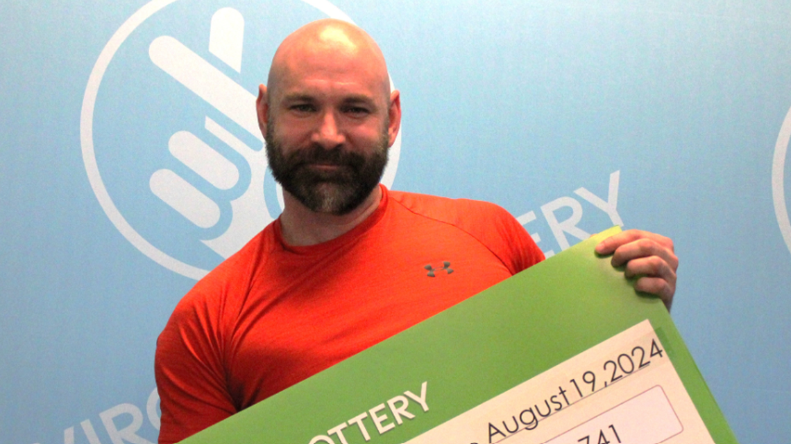 Christopher Leydic bought a Virginia lottery ticket worth almost $1 million.