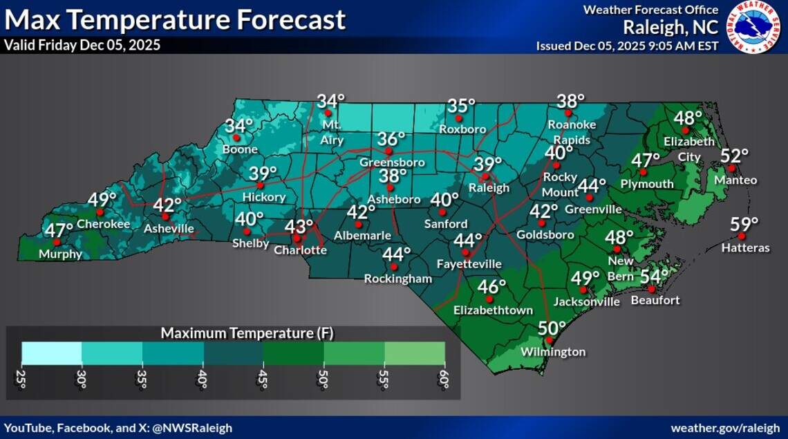 Where did snow fall in Raleigh/Durham area? What NWS said | Raleigh ...