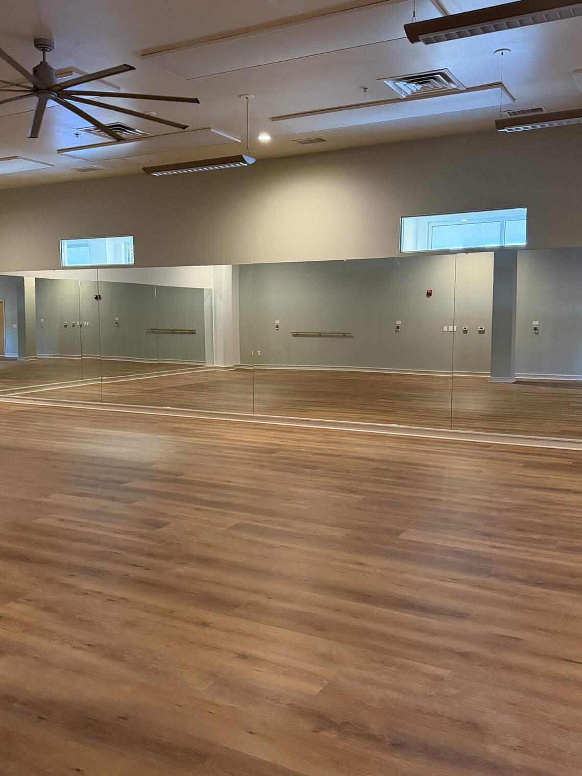 A yoga room inside Beat Yoga & Pilates, a new studio offering hot yoga and Pilates classes for people of all skill levels.