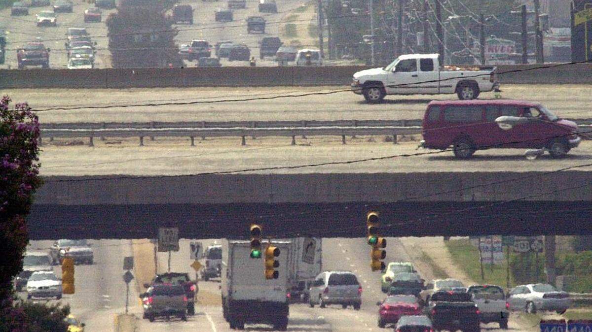 Police say a man died after he was hit by a pickup truck as he tried to cross South Saunders Street just south of the Beltline on Saturday night.