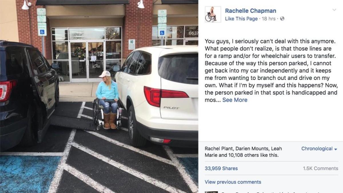 A screenshot of Rachelle Friedman Chapman’s Facebook post Wednesday, Dec. 27, 2017.