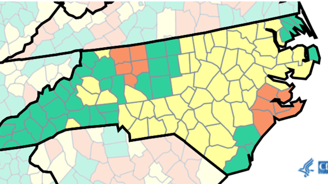 State COVID data suggests that cases are on the rise in North Carolina.