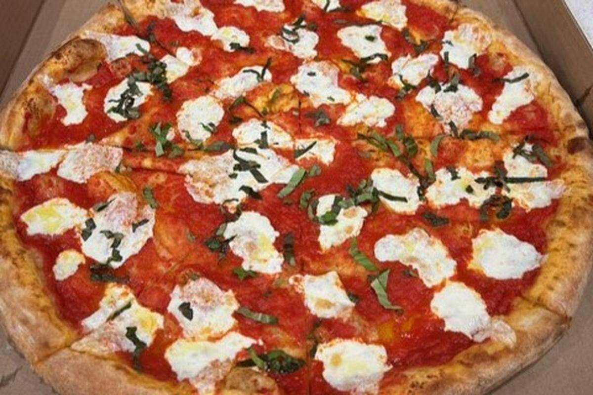 A pizza from Vic’s Pizzeria, a local Italian restaurant expanding to a new location in Wendell.