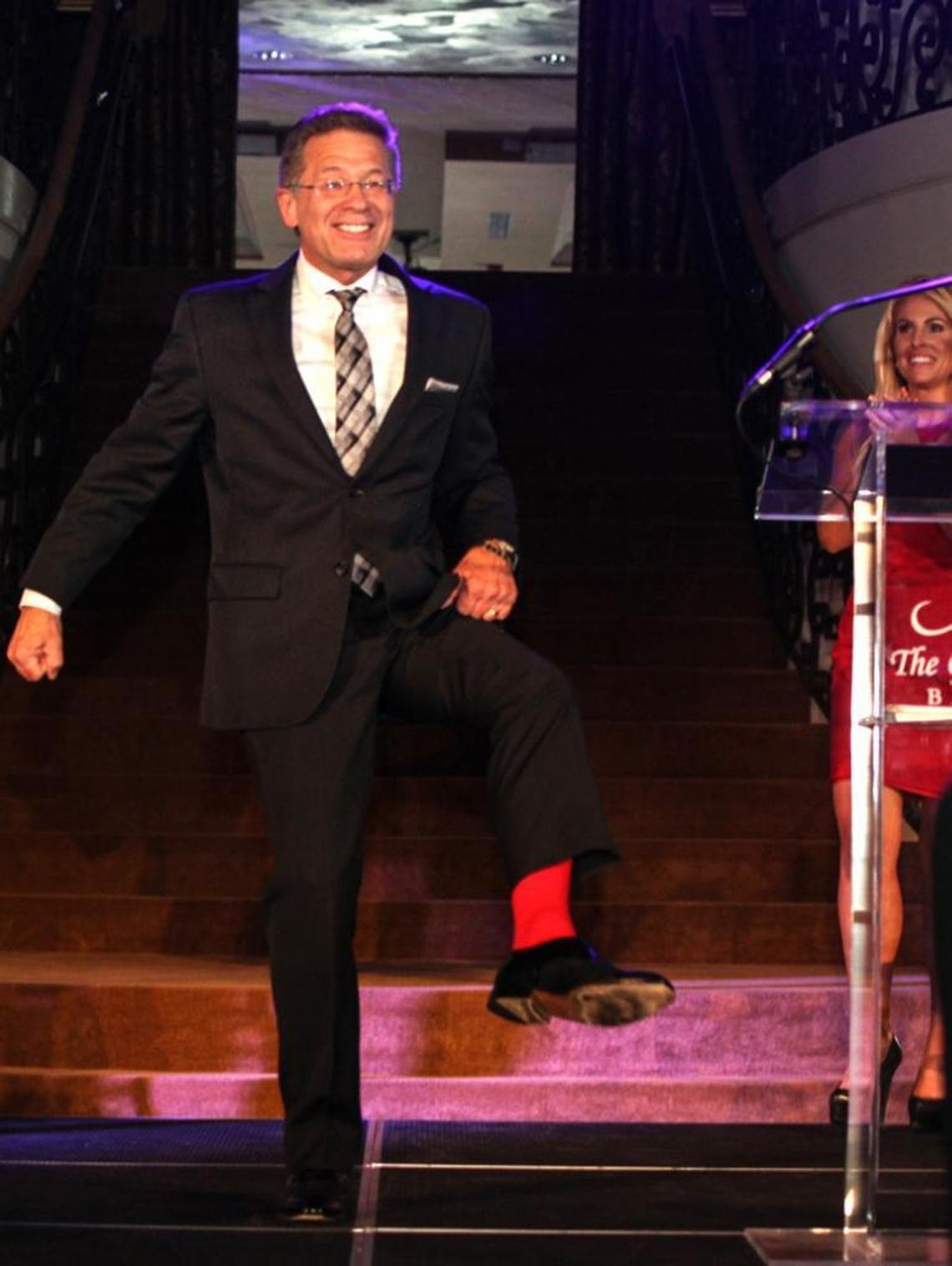 Neal Padgett, who dreamed of being in show business as a kid, has brought a bit of glitz and glamour to his job as president of the Garner Chamber of Commerce.