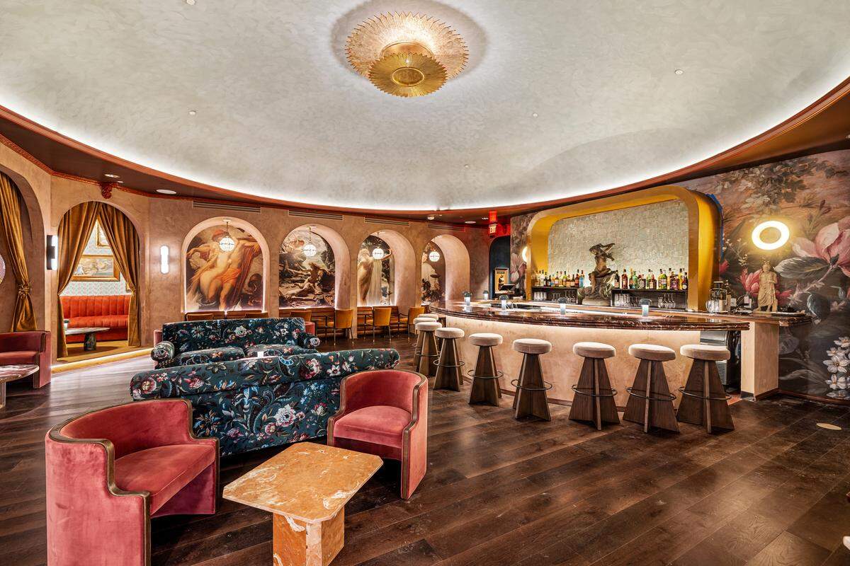 A 30-foot dome is one of the focal points of the new Capulet Cocktail Club, an Italian-inspired cocktail bar in Raleigh.