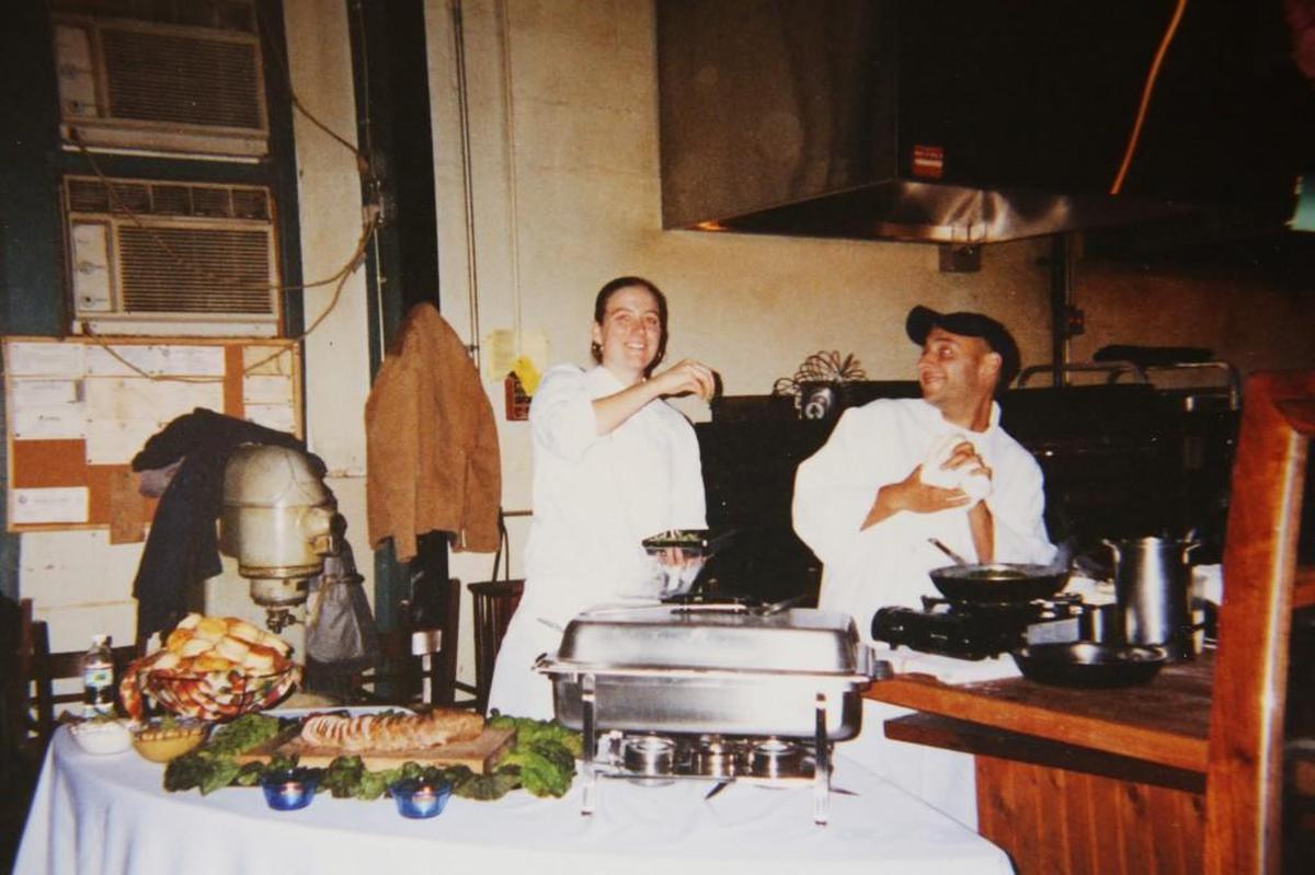 Ashley Christensen, left, was offered the chef job at Humble Pie in 1998 after the owners of the restaurant stopped by one of Christensen’s dinner parties.