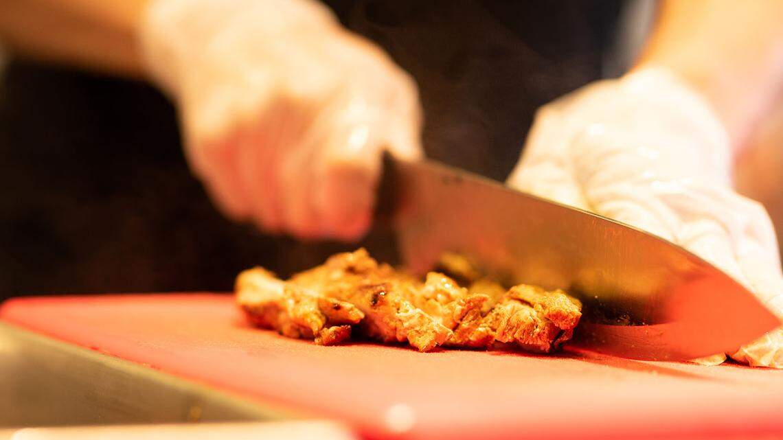 Chicken is one of the protein options at Chipotle.