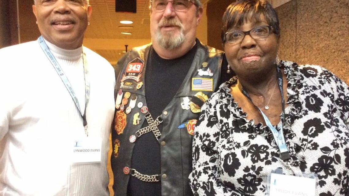 From left to right, Lynwood Evans, Dean Godwin and Trudy Evans. Trudy Evans was burned by a flash flame at a nuclear energy plant in Castle Hayne in July 2004. Godwin was chief at the plant, and Trudy’s husband Lynwood was also working at the plant at the time. Godwin and Trudy Evans met again for the first time at N.C. Jaycee Burn Center’s 24th annual reunion Saturday.