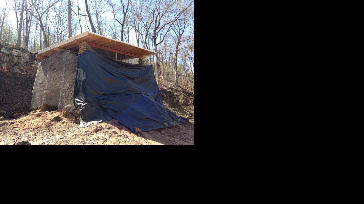 
The ruins of the long-abandoned Endor Iron Furnace, near Sanford, have been stabilized against further deterioration. 

