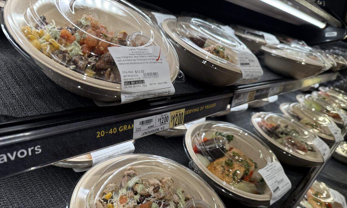 Latin-, Asian- and Mediterranean-inspired bowls are available at Wegmans grocery stores in North Carolina.