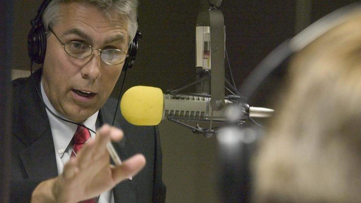 Bill LuMaye, 680 WPTF News talk show host, in an N&O file photo from 2006.