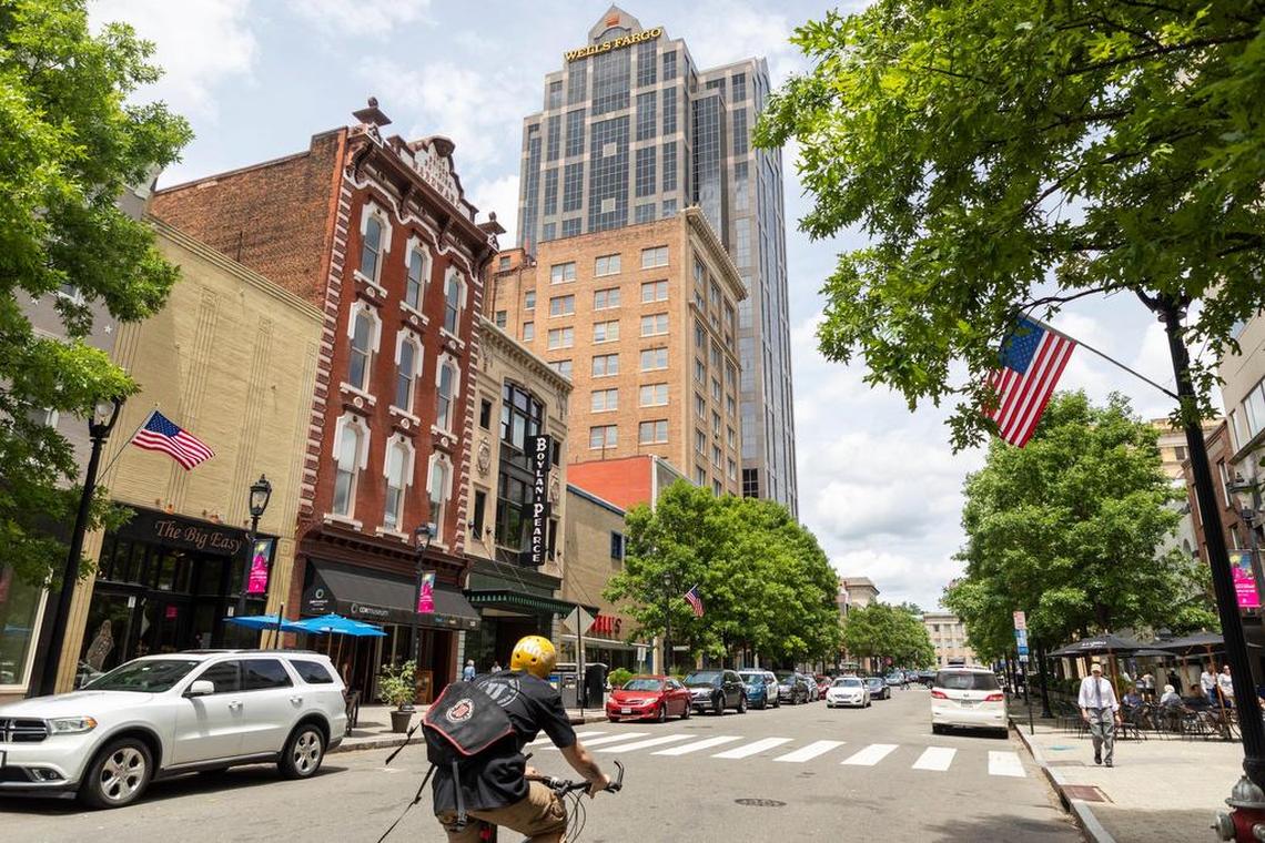 The Briggs Hardware building on Fayetteville Street in downtown Raleigh was once the headquarters of Preservation North Carolina.