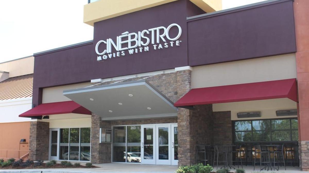 CinéBistro is in Waverly Place in Cary, North Carolina.
