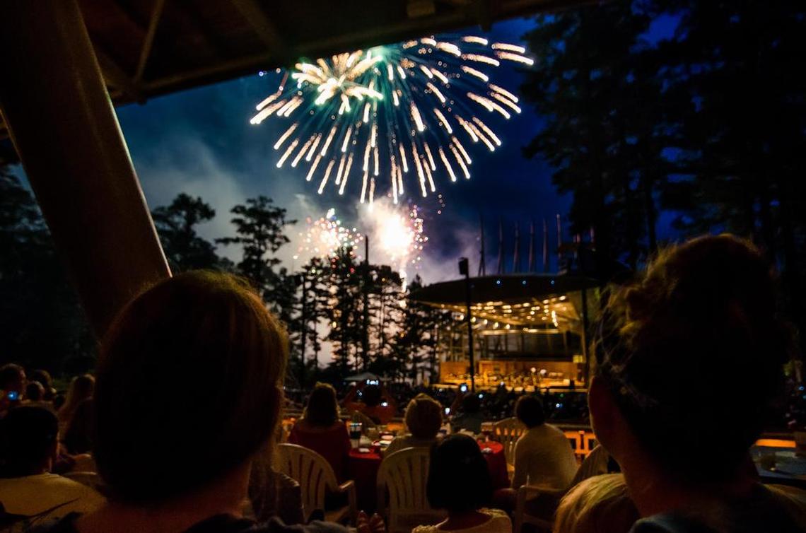 Fireworks in Cary are at Koka Booth Amphitheatre.