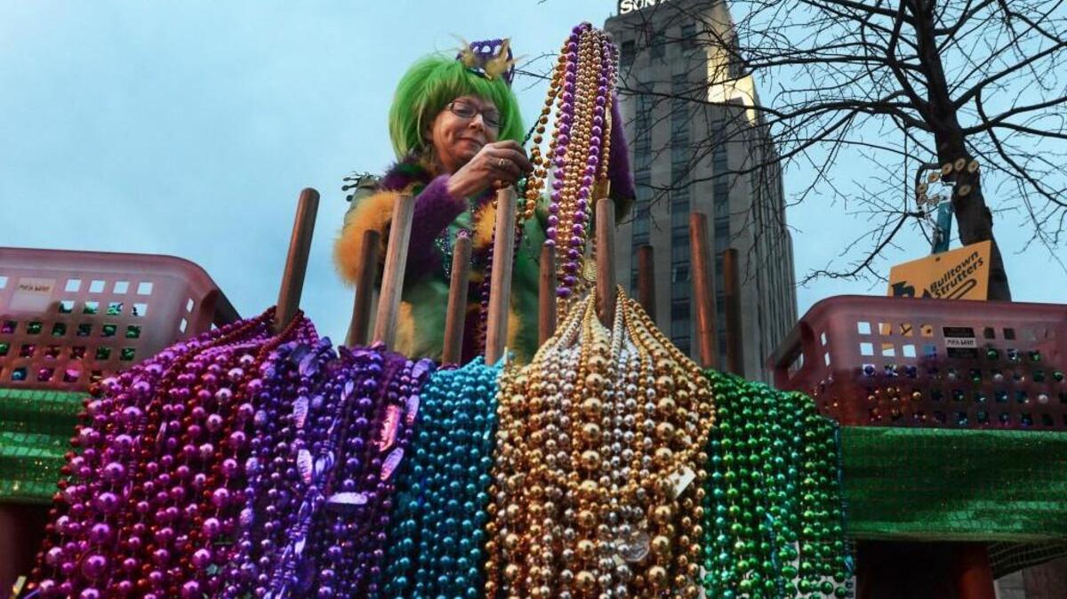 Celebrate Fat Tuesday at the annual Durham Mardi Gras Parade and After Party at 6:30 p.m. Tuesday, Feb. 28, at CCB Plaza downtown.