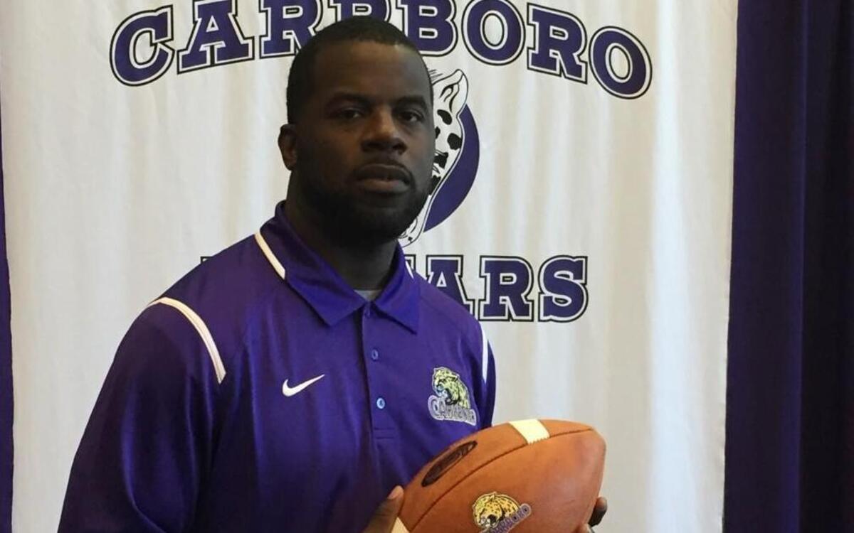 Carrboro named Ken Latham as its new football had coach on Friday, June 3, 2016.