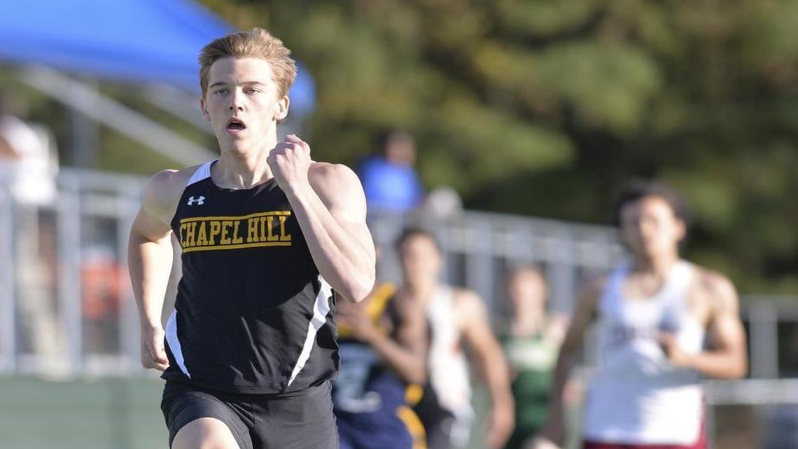 Harrison Young of Chapel Hill was named the Big-8 Conference’s Male Runner of the Year after helping the Tigers win the boys’ conference championship for a fifth straight year.