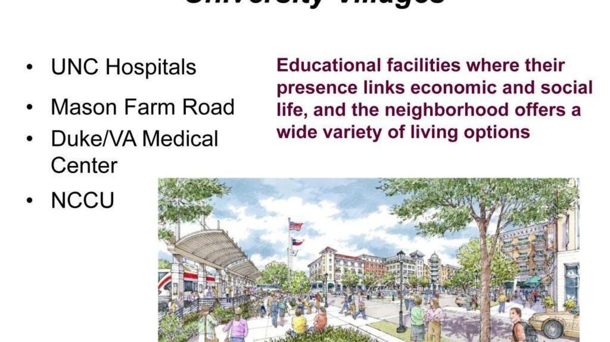 An example of what could be possible with development around some of the planned Durham-Orange light-rail stations.