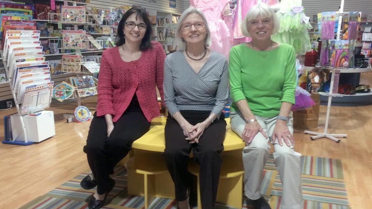 From left, Becky Broun, Jeanette Pfaff and Christine Coventry will end their run at The Children’s Store this year after 40 years in business. Pfaff started the store in 1977, hiring Coventry as store manager two years later. Pfaff’s daughter Broun joined the team in 1999.