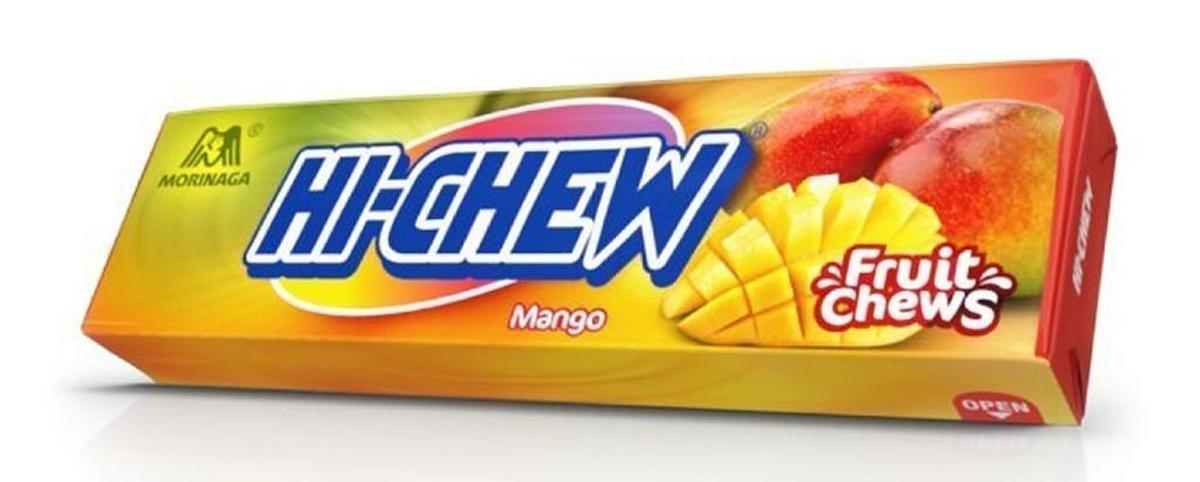 Hi-Chew is a fruit-flavored, chewable candy similar to Starburst.