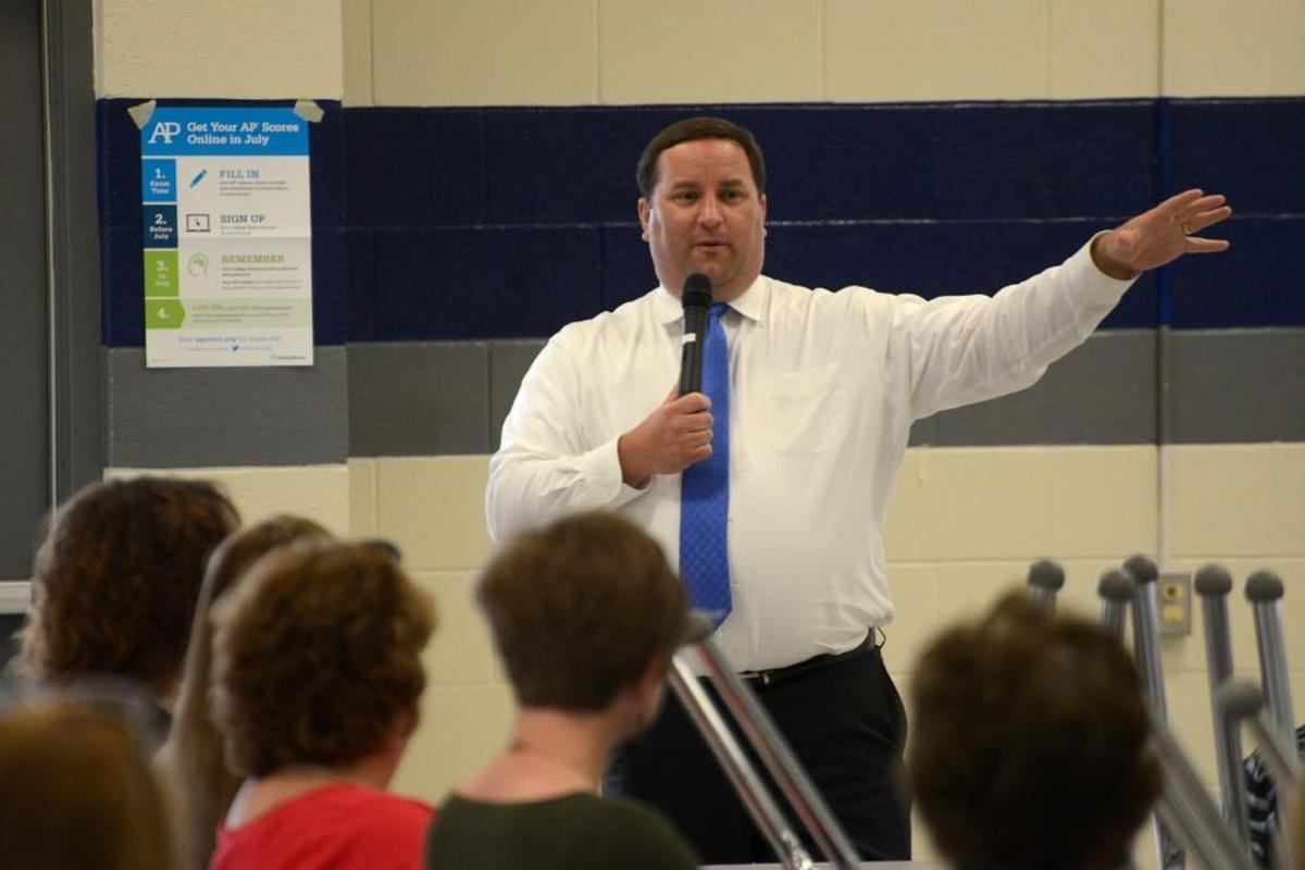 Bennett Jones said there is no other school in the district he would rather lead than Clayton High School.