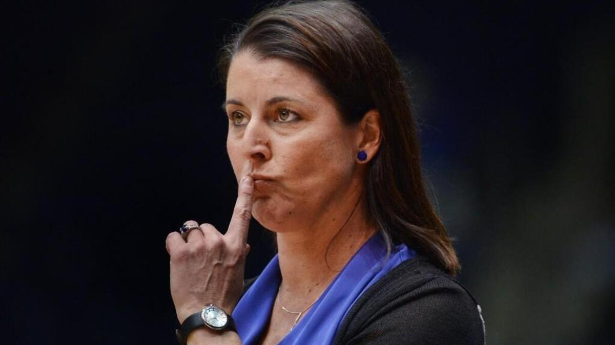 Duke women's basketball coach Joanne P. McCallie knows her Blue Devils face a daunting task today when they face top seed Connecticut in the round of 16 in the NCAA tournament.