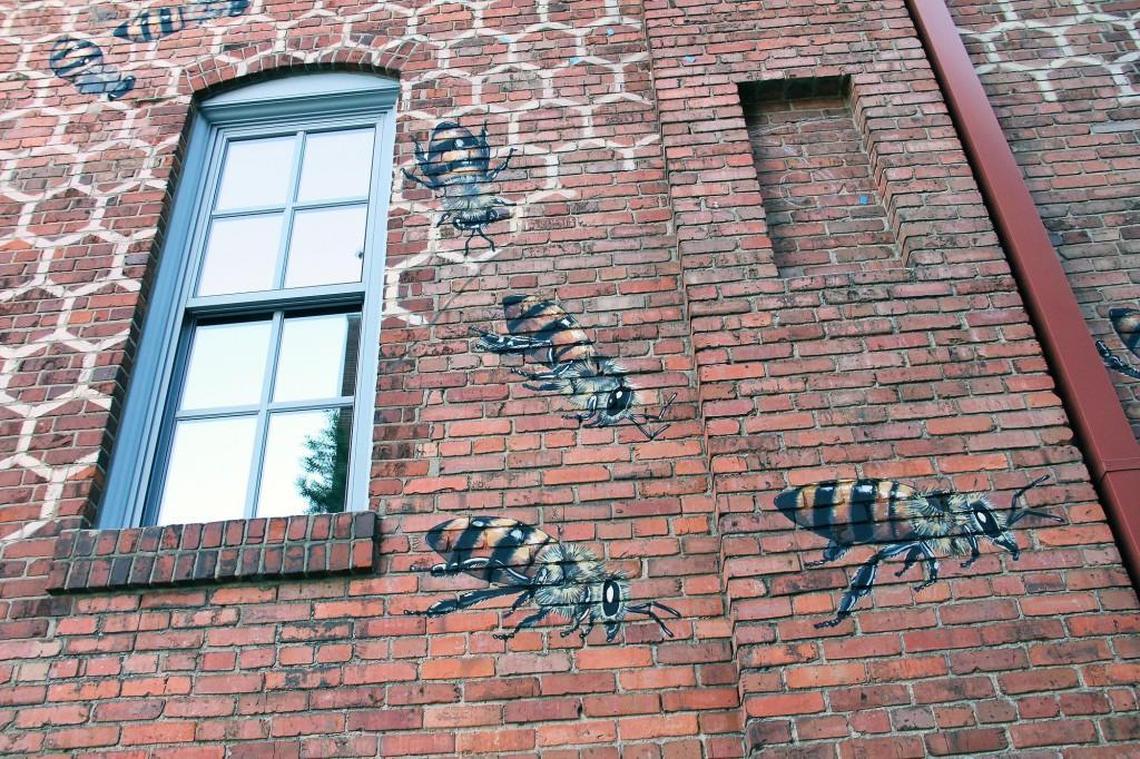 The Burt’s Bees headquarters in downtown Durham.