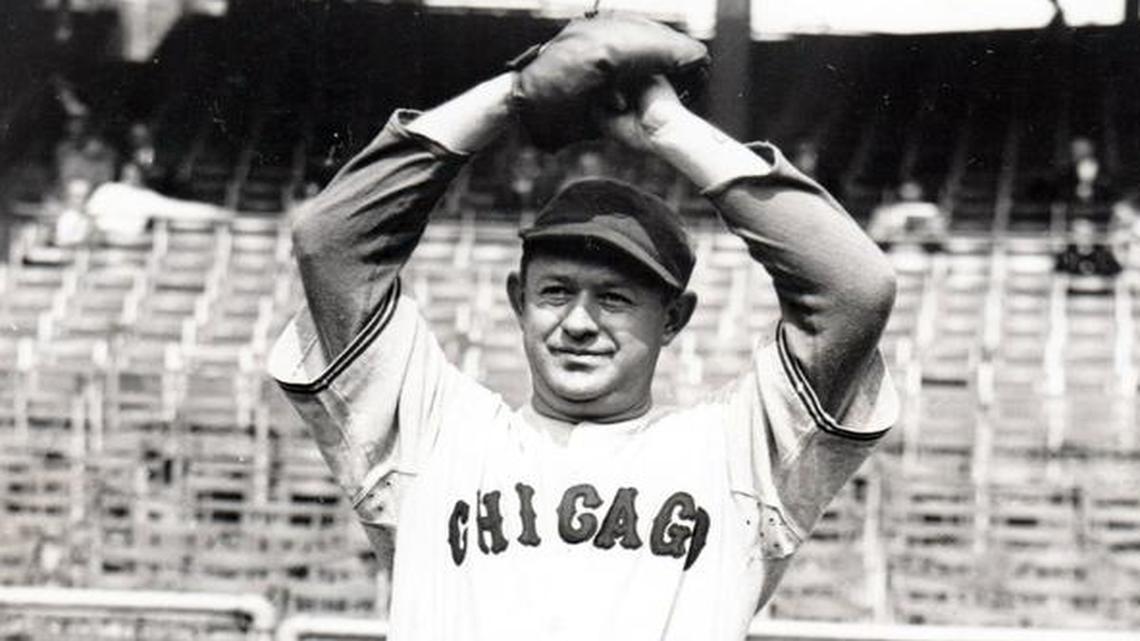 Jake May is shown here during his 1932 World Series season with the Chicago Cubs.