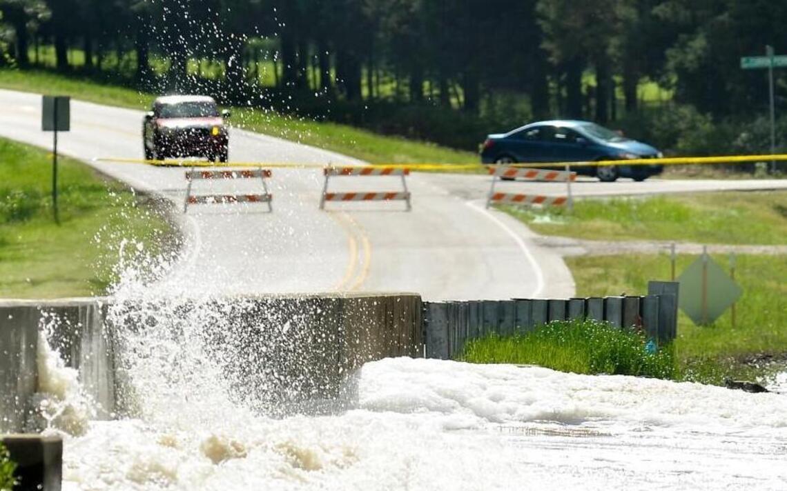 Zebulon’s 24-hour rainfall total is among highest in the region