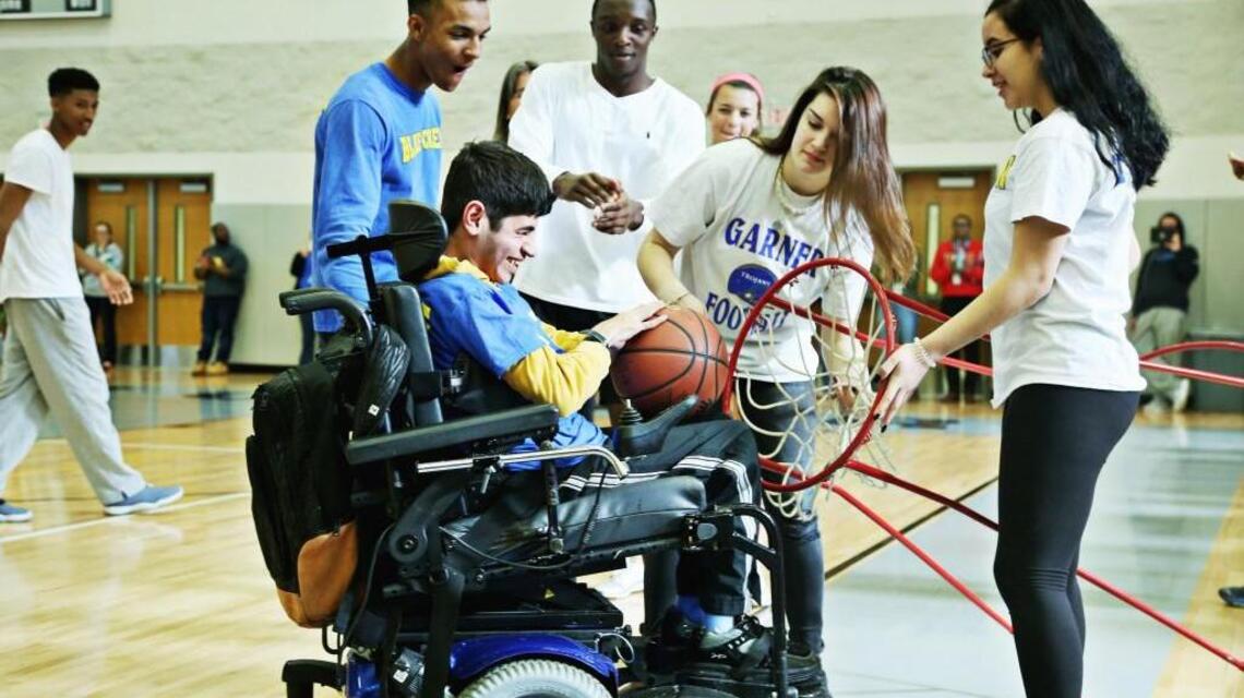 Garner hoops event draws a crowd in support of special-needs students