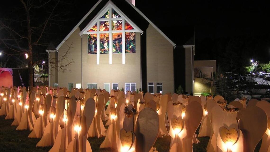 Angels fill the lawn of North Raleigh church – Turchetti