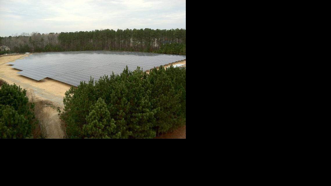 Solar panels were installed at the South Cary Water Reclamation Facility in 2012. The 5,918 solar panels can generate enough energy to power 174 homes. The Town of Apex would like state assistance to install a similar project.