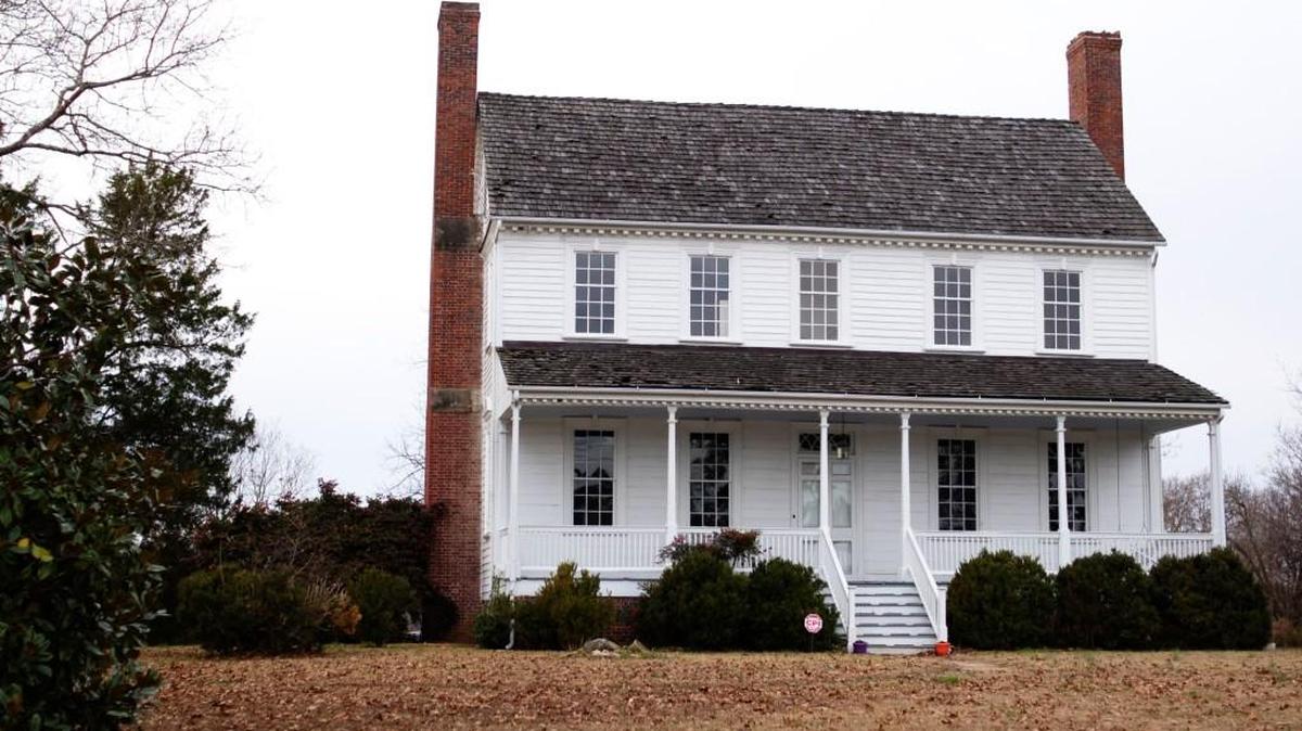 The Sanders-Hairr House in the Cleveland community is one of the oldest buildings in Johnston County.