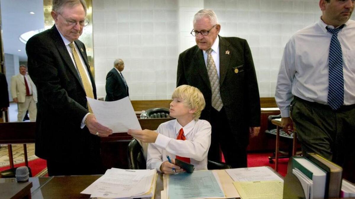 N.C. Rep. James H. Langdon Jr., left, says he will retire from the General Assembly after the 2016 short session.