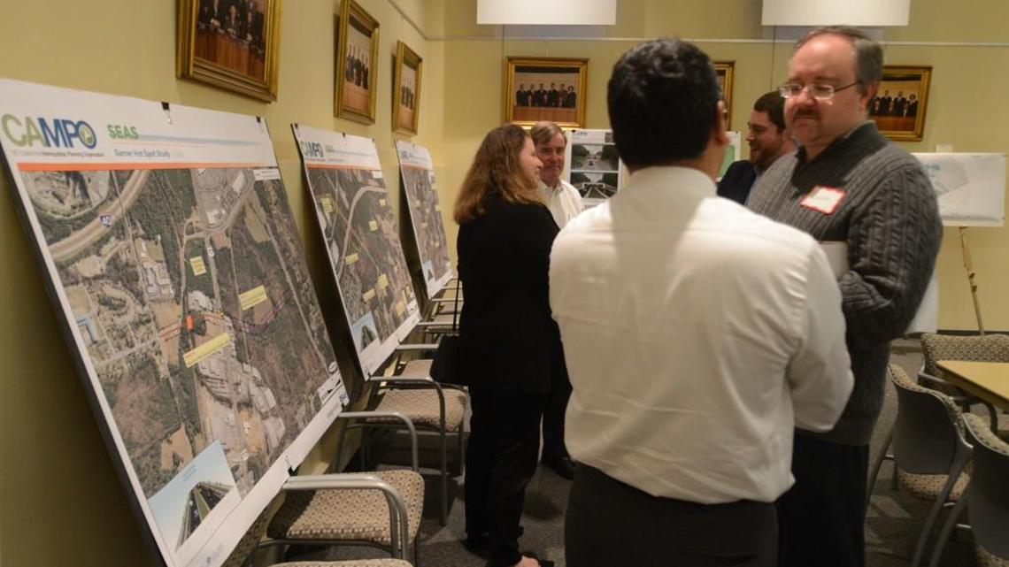 Mostly government officials stopped by the CAMPO symposium last week to look at potential highway projects for Garner and western Johnston County.