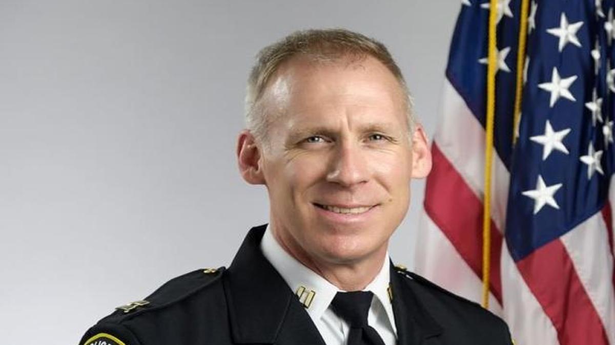 Blair Myhand, police chief in Clayton.