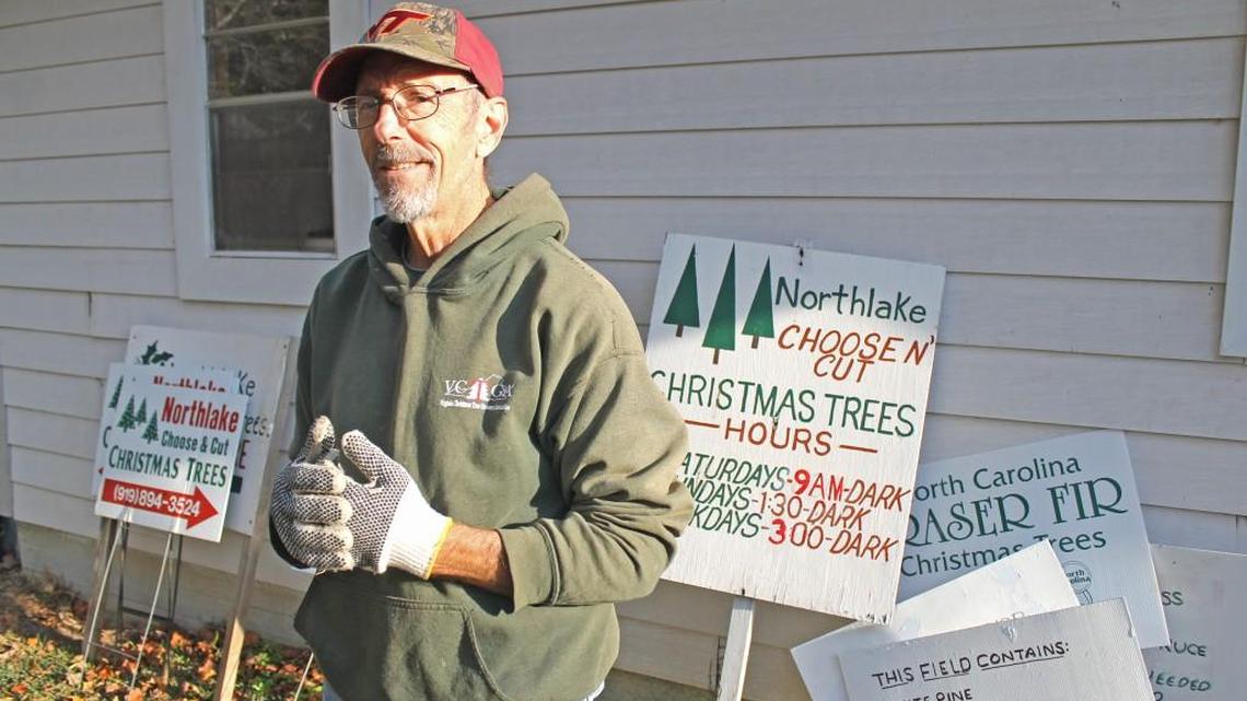 Tommy Naylor, owner and operator of Northlake Christmas Trees and Nursery near Benson, has one of the few remaining cut-your-own tree farms in the eastern part of the state.