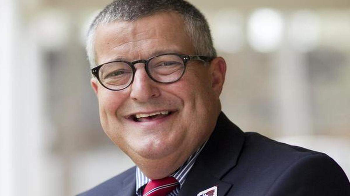 
Mark Dreibelbis, associate commissioner for the North Carolina High School Athletic Association, photographed on Friday, April 10, 2015 in Chapel Hill, N.C.
