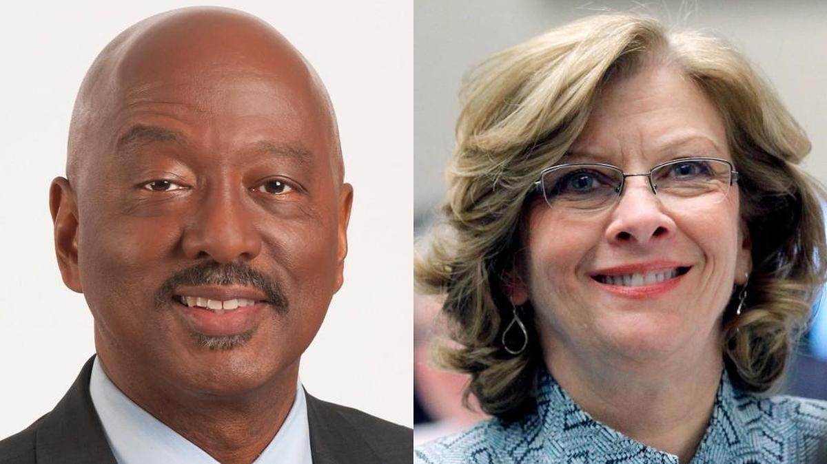 Equality NC on Oct. 23 revoked its endorsement of Democrat Charles Francis, left, who’s running for Raleigh mayor. Equality NC instead endorsed incumbent Nancy McFarlane, who is unaffiliated.