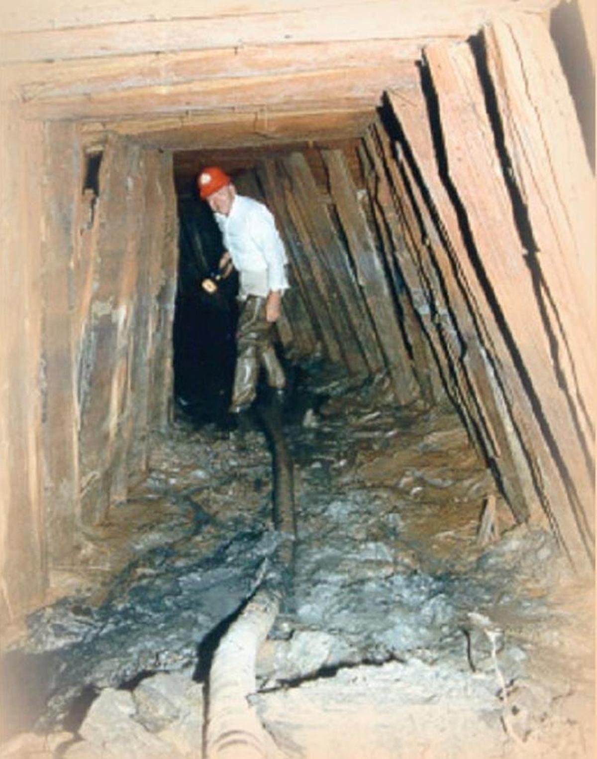 North Raleigh’s old graphite mine is lost to history, but in 1991 this resident found an opening and pumped water from it.