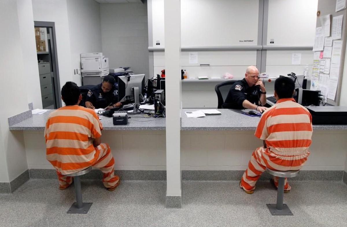 A file photo of the Wake County Detention Center.