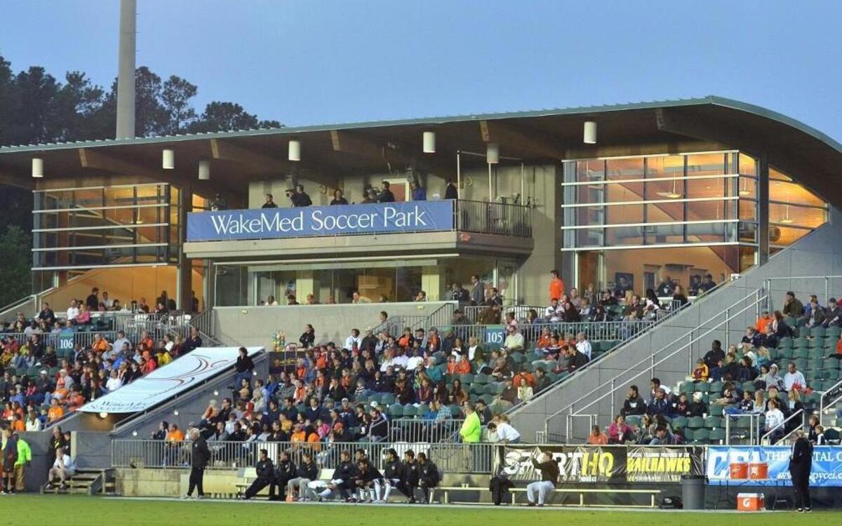 The WakeMed Soccer Park, home to the Carolina RailHawks soccer team, is seen April 28, 2012.