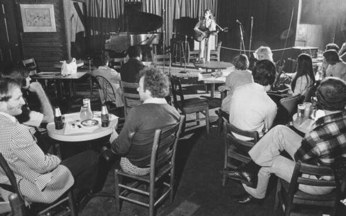 
A 1978 file photo from the Deja Vu club in the Cameron Village Subway.
