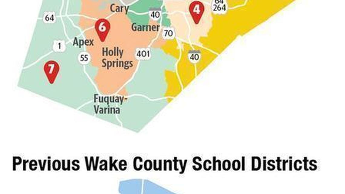 Wake County school board and government maps were ruled unconstitutional.
