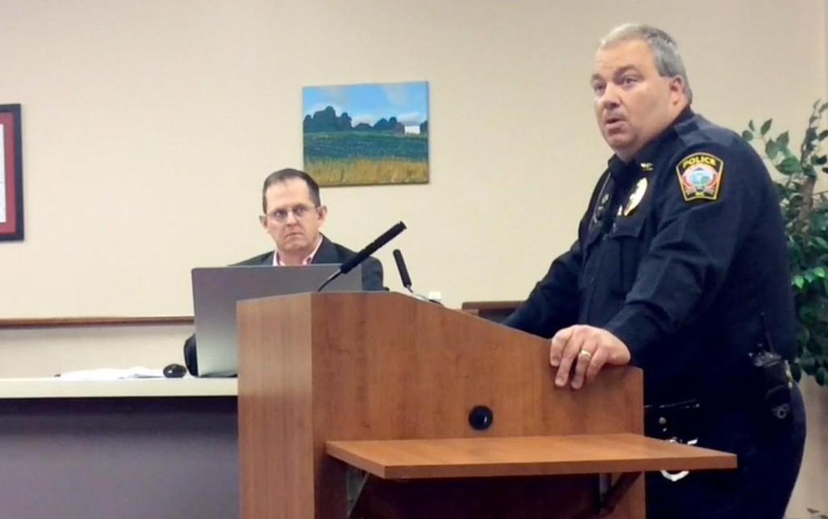 Former Rolesville Police Chief Bobby W. Langston II.
