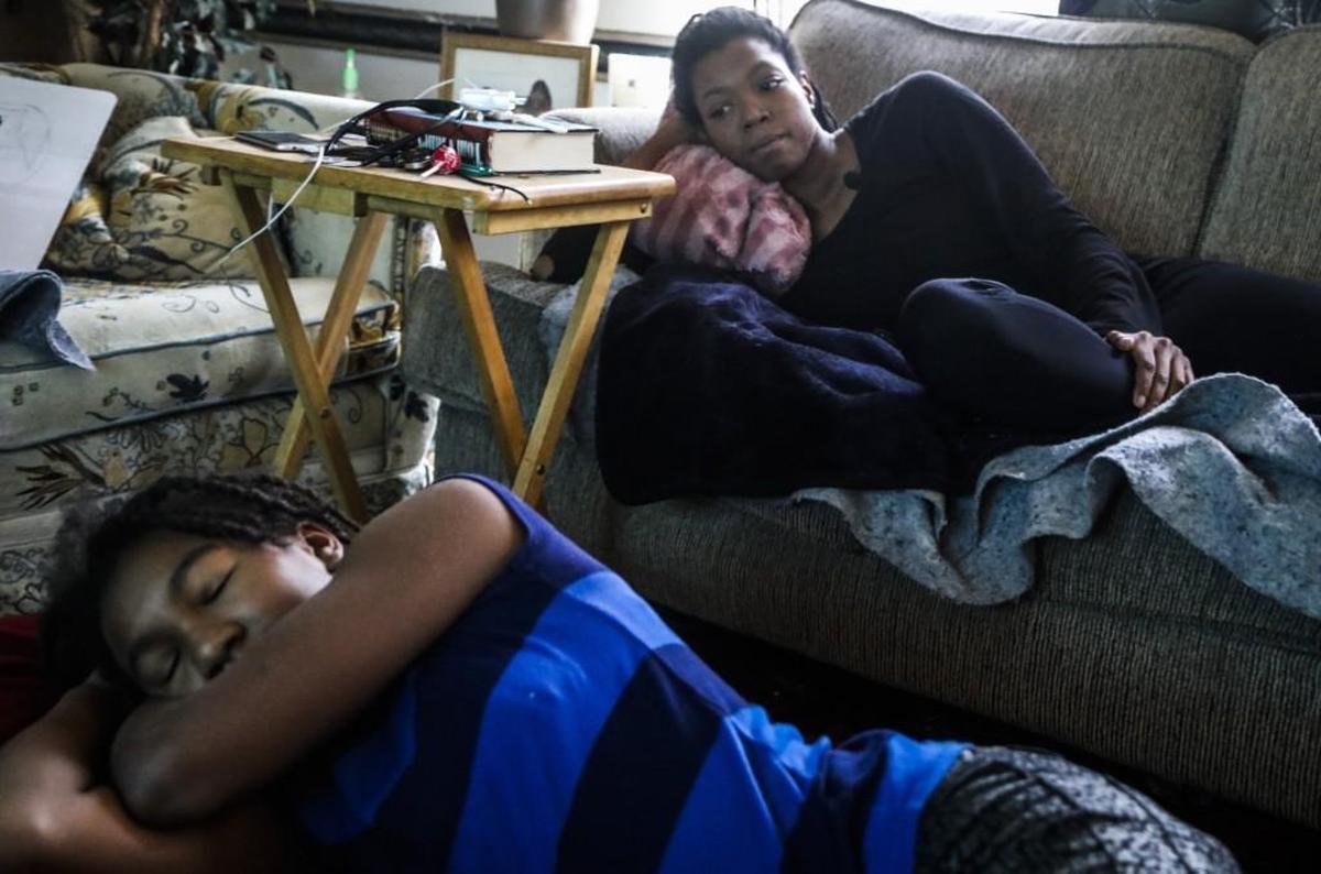 Homeless and without a car, Vanezza Bates and her 11-year-old daughter, J’Mayh have been sleeping on the couches and floors of family and friends for months.