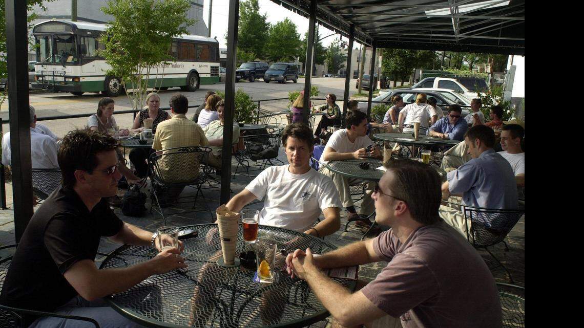The site of the Flying Saucer Draught Emporium bar and restaurant in downtown Raleigh is up for redevelopment.
