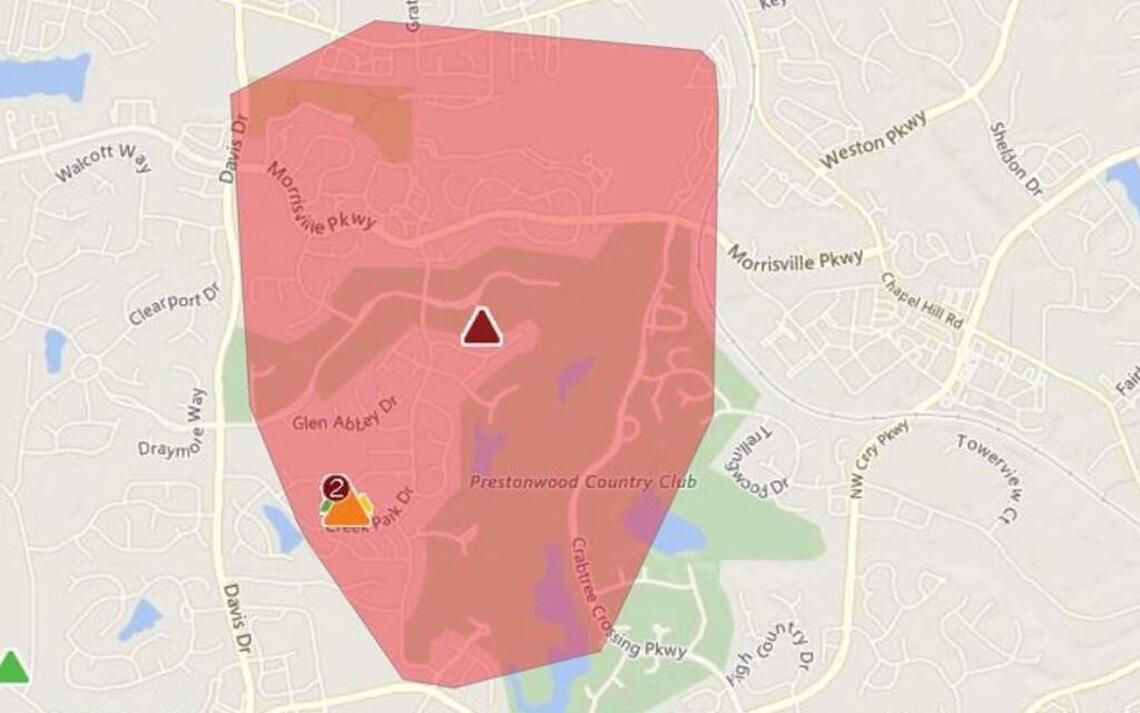 Blown fuse in Duke Energy wires blamed for outage that affected 2,600 in Wake