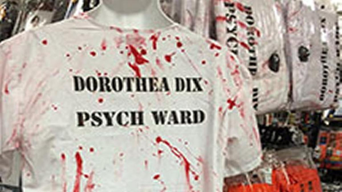 
A Dorothea Dix psych ward costume at Halloween Alley has been removed from stores at Crabtree Valley Mall and Cary Towne Center after mental health advocates complained. 
