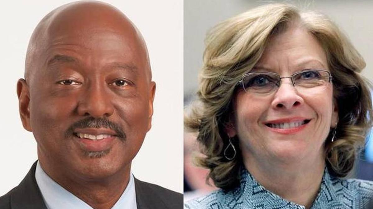 Charles Francis, left, and Nancy McFarlane. N&O file photos.